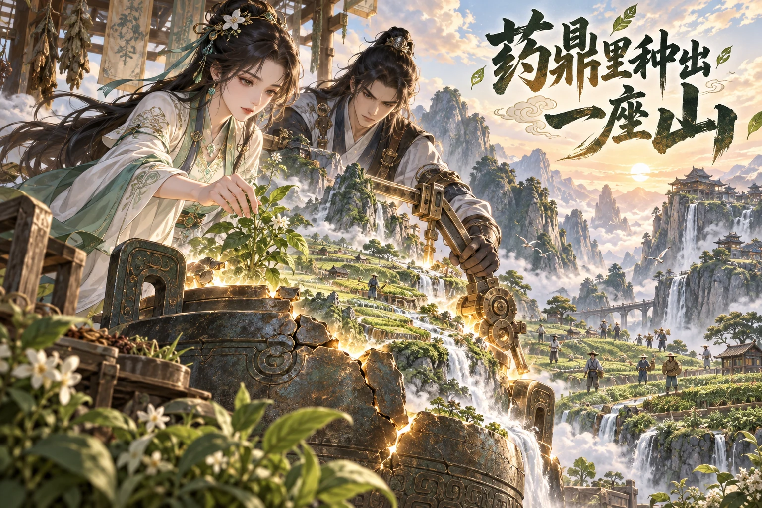 药鼎里种出一座山主题封面